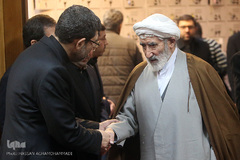 مراسم هفتمین روز درگذشت مرحوم آیت الله محمد واعظ زاده خراسانی