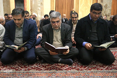 مراسم هفتمین روز درگذشت مرحوم آیت الله محمد واعظ زاده خراسانی