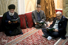 مراسم هفتمین روز درگذشت مرحوم آیت الله محمد واعظ زاده خراسانی