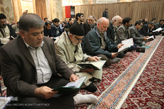 مراسم هفتمین روز درگذشت مرحوم آیت الله محمد واعظ زاده خراسانی