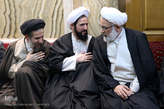 مراسم هفتمین روز درگذشت مرحوم آیت الله محمد واعظ زاده خراسانی