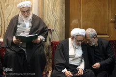 مراسم هفتمین روز درگذشت مرحوم آیت الله محمد واعظ زاده خراسانی