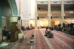 مراسم هفتمین روز درگذشت مرحوم آیت الله محمد واعظ زاده خراسانی