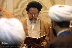 مراسم هفتمین روز درگذشت مرحوم آیت الله محمد واعظ زاده خراسانی