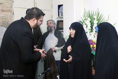 دیدار با خانواده شهید مدافع حرم محرم ترک