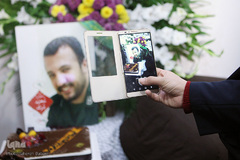 دیدار با خانواده شهید مدافع حرم محرم ترک