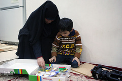 دیدار با خانواده شهید مدافع حرم محرم ترک