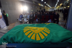 اهتزاز پرچم گنبد حرم حضرت عبدالعظیم(ع) بر فراز برج میلاد