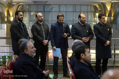 اهتزاز پرچم گنبد حرم حضرت عبدالعظیم(ع) بر فراز برج میلاد