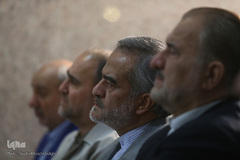 اهتزاز پرچم گنبد حرم حضرت عبدالعظیم(ع) بر فراز برج میلاد