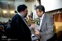 محمدرضا پورابراهیمی، رئیس کمیسیون اقتصادی مجلس و حجت‌الاسلام والمسلمین سیدعباس موسویان، دبیر کمیته فقهی سازمان بورس و اوراق بهادار