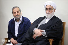 دیدار نخبگان مدال‌آور دانشگاه صنعتی شریف با رهبر انقلاب