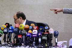 کنفرانس مطبوعاتی نوری المالکی معاون رئیس جمهور عراق