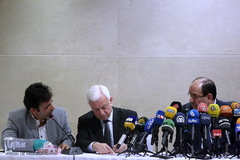 کنفرانس مطبوعاتی نوری المالکی معاون رئیس جمهور عراق