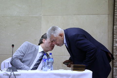 کنفرانس مطبوعاتی نوری المالکی معاون رئیس جمهور عراق