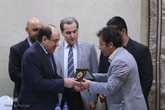 کنفرانس مطبوعاتی نوری المالکی معاون رئیس جمهور عراق