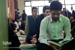 کرسی تلاوت سید محسن موسوی بلده