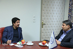 حمید صابر فرزام، مدیر عامل خبرگزاری بین المللی قرآن (ایکنا) و حسن کریمی قدوسی، مدیر عامل بنیاد ملی بازیهای رایانه ای 