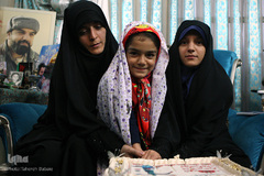 دیدار صالحی با خانواده شهید اویدالاثر مدافع حرم مرتضی کریمی
