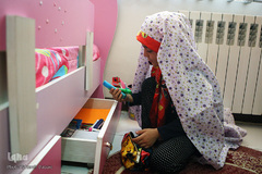 دیدار صالحی با خانواده شهید اویدالاثر مدافع حرم مرتضی کریمی
