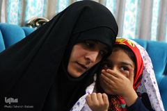 دیدار صالحی با خانواده شهید اویدالاثر مدافع حرم مرتضی کریمی
