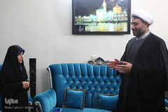 دیدار صالحی با خانواده شهید اویدالاثر مدافع حرم مرتضی کریمی
