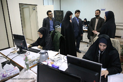 بازدید معصومه آقاپور علیشاهی عضو کمیسیون اقتصادی مجلس از ایکنا