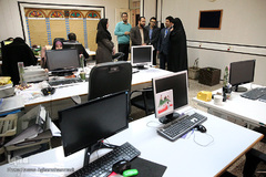 بازدید معصومه آقاپور علیشاهی عضو کمیسیون اقتصادی مجلس از ایکنا