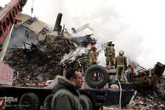 سومین روز از عملیات آوار برداری ساختمان پلاسکو