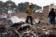 سومین روز از عملیات آوار برداری ساختمان پلاسکو