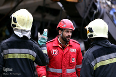 سومین روز از عملیات آوار برداری ساختمان پلاسکو