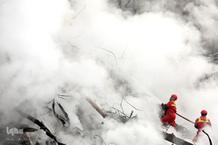 سومین روز از عملیات آوار برداری ساختمان پلاسکو