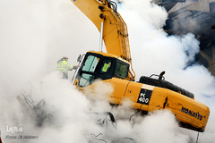 سومین روز از عملیات آوار برداری ساختمان پلاسکو