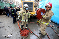 سومین روز از عملیات آوار برداری ساختمان پلاسکو