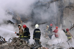 سومین روز از عملیات آوار برداری ساختمان پلاسکو