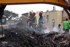 سومین روز از عملیات آوار برداری ساختمان پلاسکو