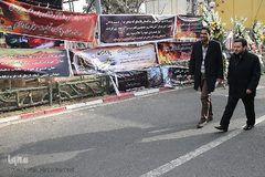 مراسم ادای احترام جامعه قرآنی به شهدای فداکار آتش نشان