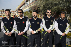 مراسم ادای احترام جامعه قرآنی به شهدای فداکار آتش نشان