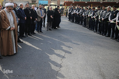 مراسم ادای احترام جامعه قرآنی به شهدای فداکار آتش نشان