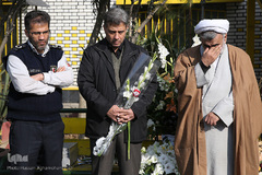 مراسم ادای احترام جامعه قرآنی به شهدای فداکار آتش نشان