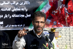 علی اصغر آوانلو، رییس ایستگاه اتش نشانی شماره ۱ تهران (حسن آباد)