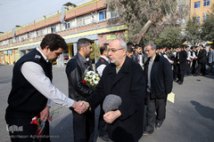 مراسم ادای احترام جامعه قرآنی به شهدای فداکار آتش نشان