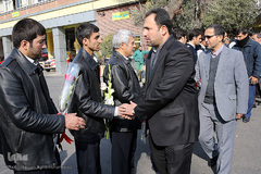 مراسم ادای احترام جامعه قرآنی به شهدای فداکار آتش نشان