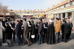 مراسم ادای احترام جامعه قرآنی به شهدای فداکار آتش نشان