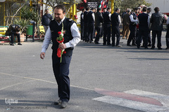 مراسم ادای احترام جامعه قرآنی به شهدای فداکار آتش نشان