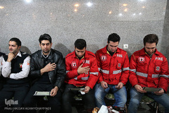 همدردی مردم با خانواده فرمانده شهید آتش نشان «علی امینی»