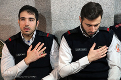 همدردی مردم با خانواده فرمانده شهید آتش نشان «علی امینی»