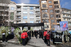 همدردی مردم با خانواده فرمانده شهید آتش نشان «علی امینی»