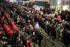 مراسم تشییع ۱۶آتش نشان شهید حادثه  پلاسکو