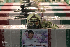 مراسم تشییع ۱۶آتش نشان شهید حادثه  پلاسکو